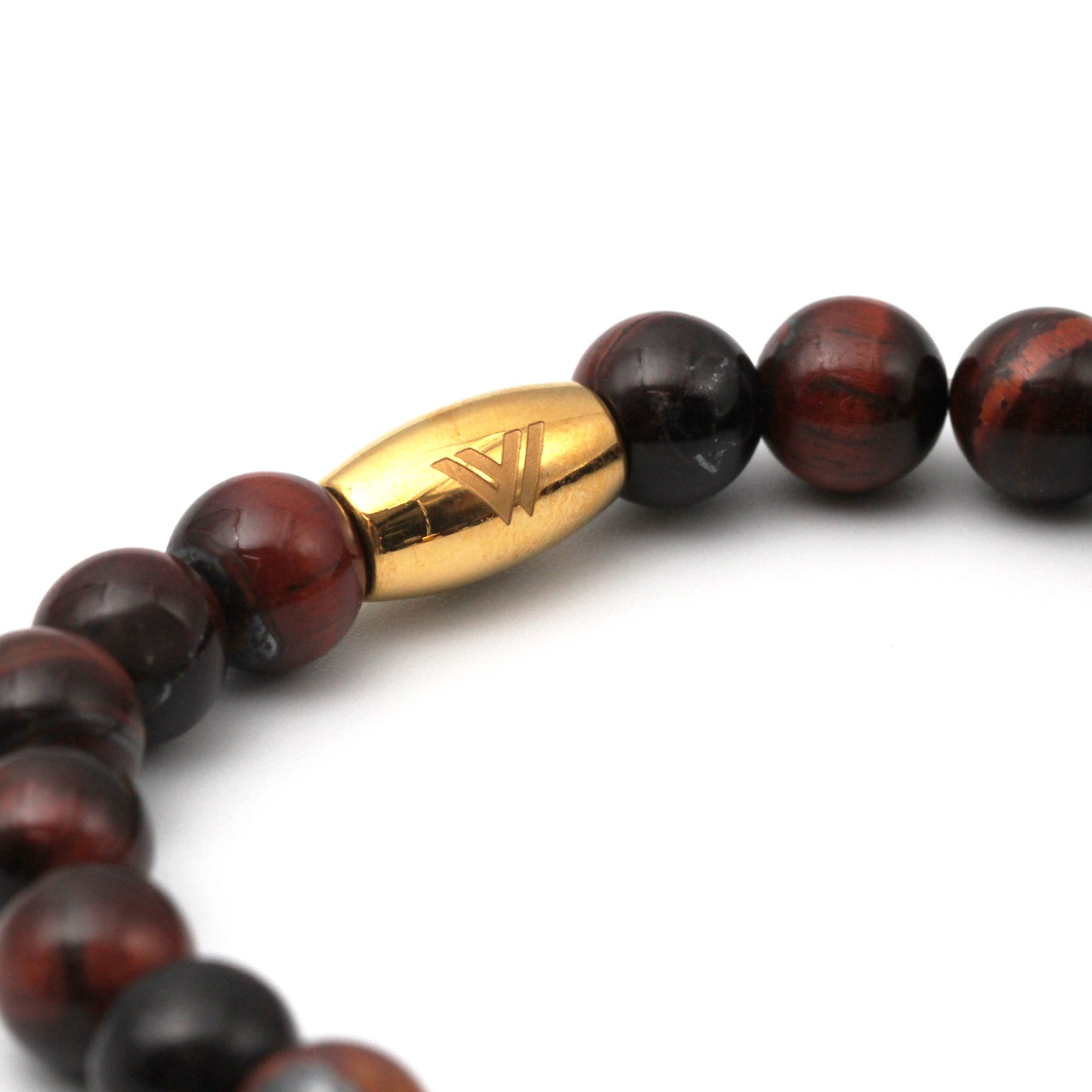 Damien Red Tiger Eye Luxe Bracelet