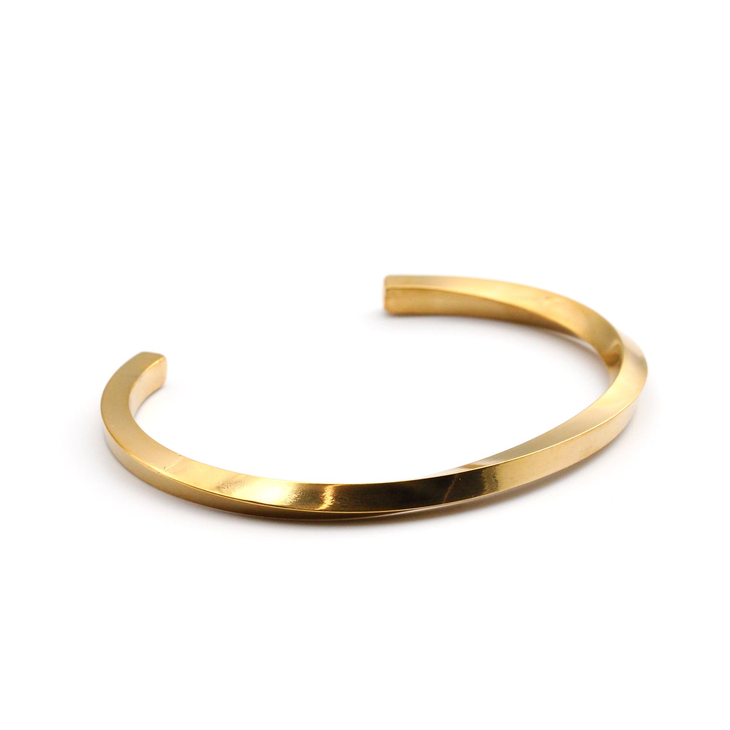 Nixon Gold Twisted Cuff