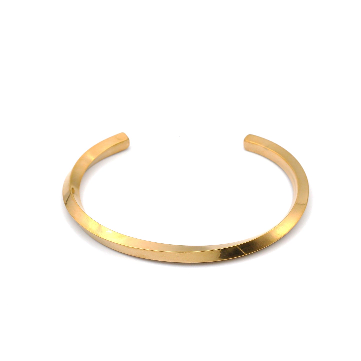 Nixon Gold Twisted Cuff